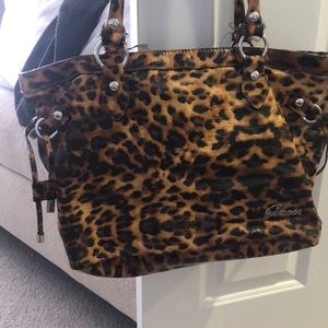 Guess Leopard Print Handbag